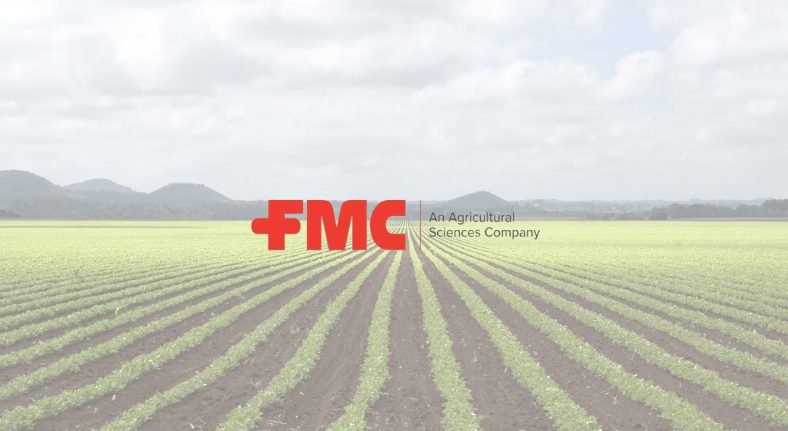 FMC logo on crop field