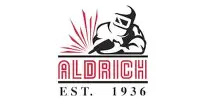 Aldrich logo with stylized figure and date