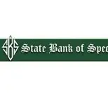 Green banner with State Bank logo