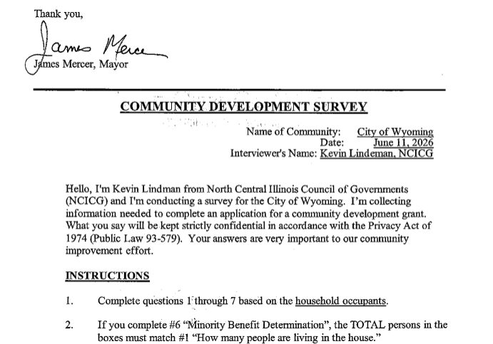 City of Wyoming community development survey
